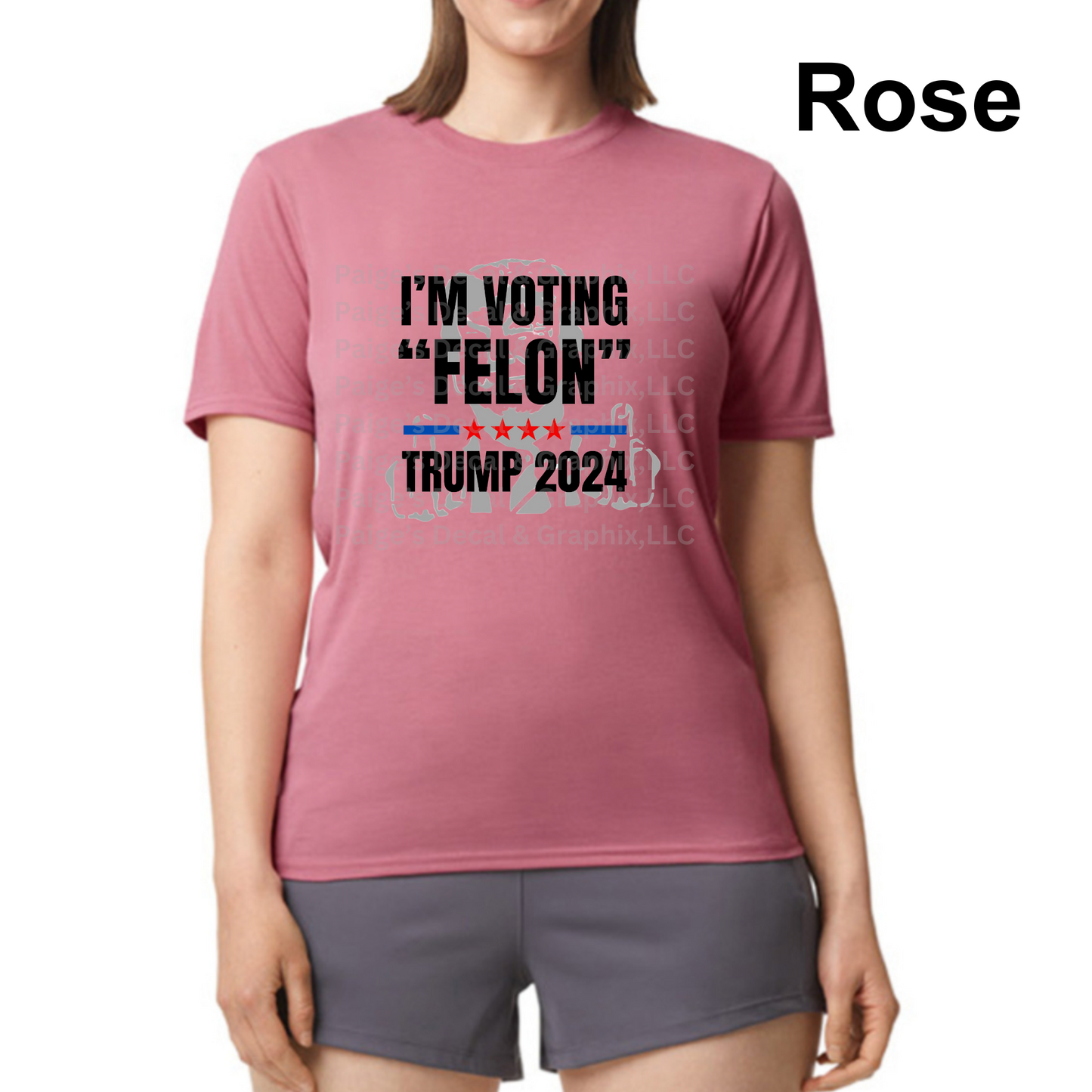 I'm Voting Felon Short Sleeve Crewneck