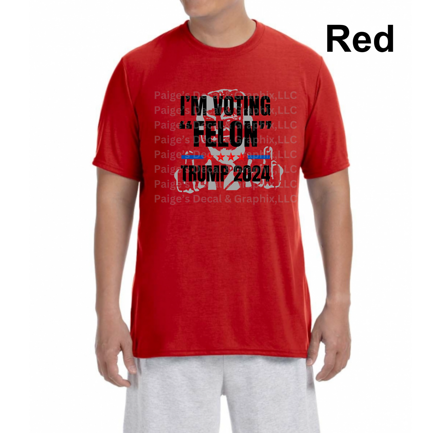 I'm Voting Felon Short Sleeve Crewneck