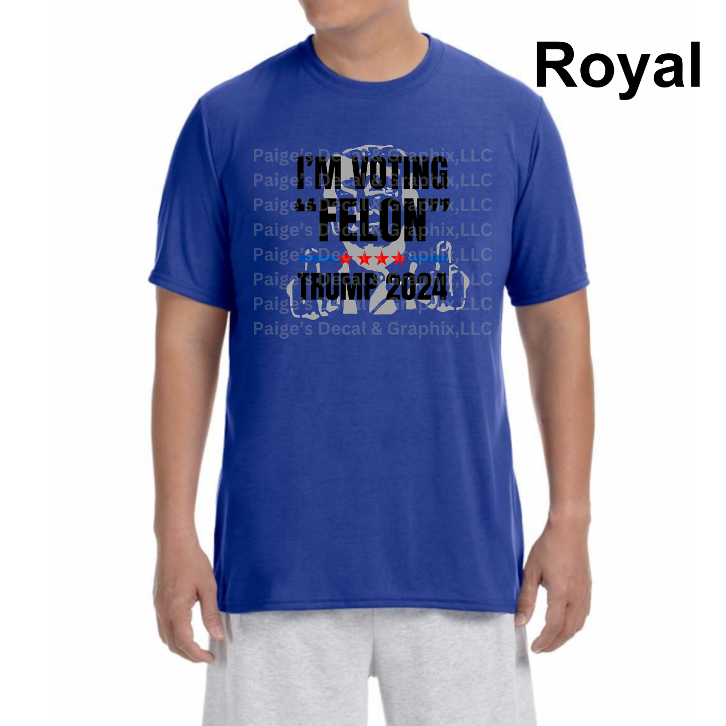 I'm Voting Felon Short Sleeve Crewneck