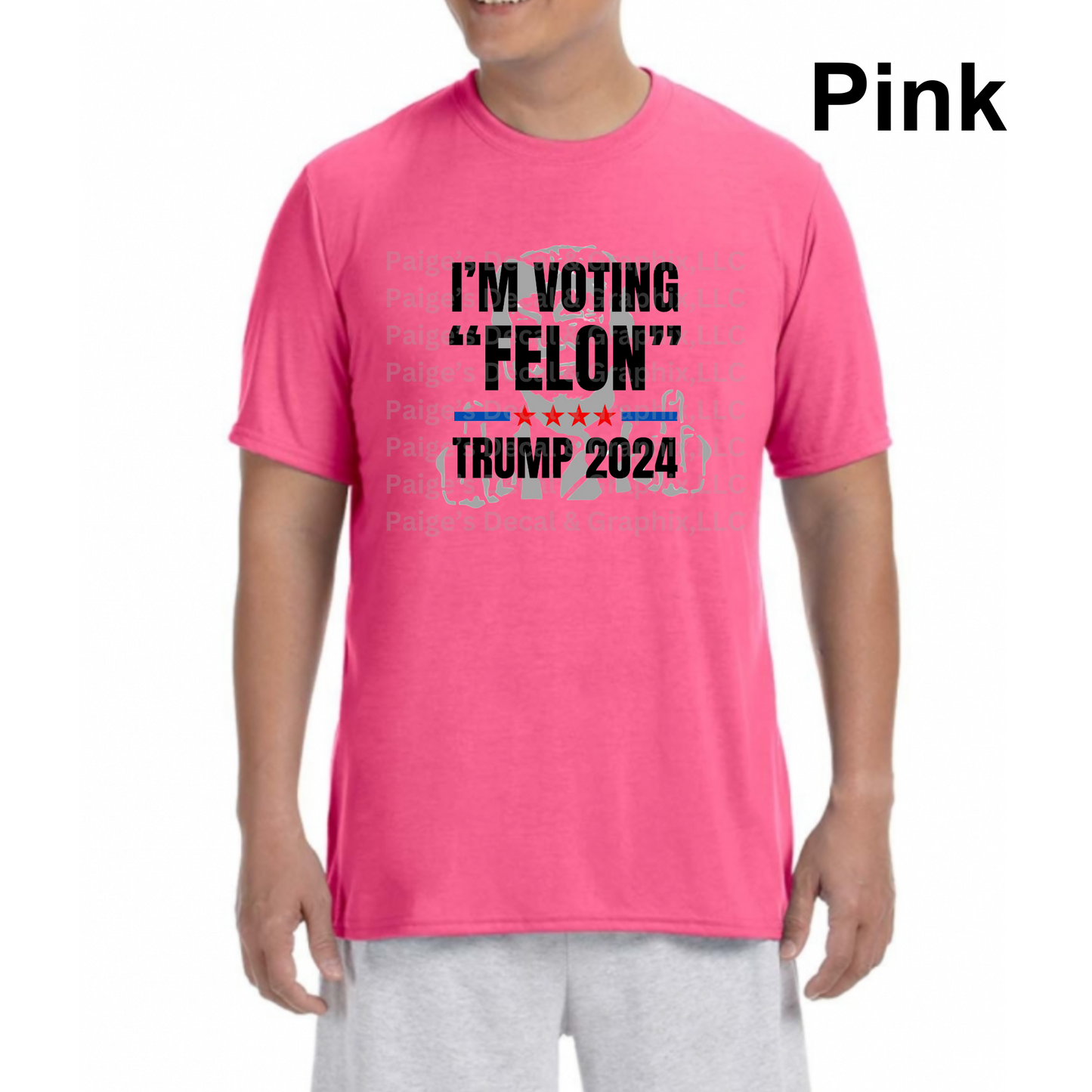 I'm Voting Felon Short Sleeve Crewneck