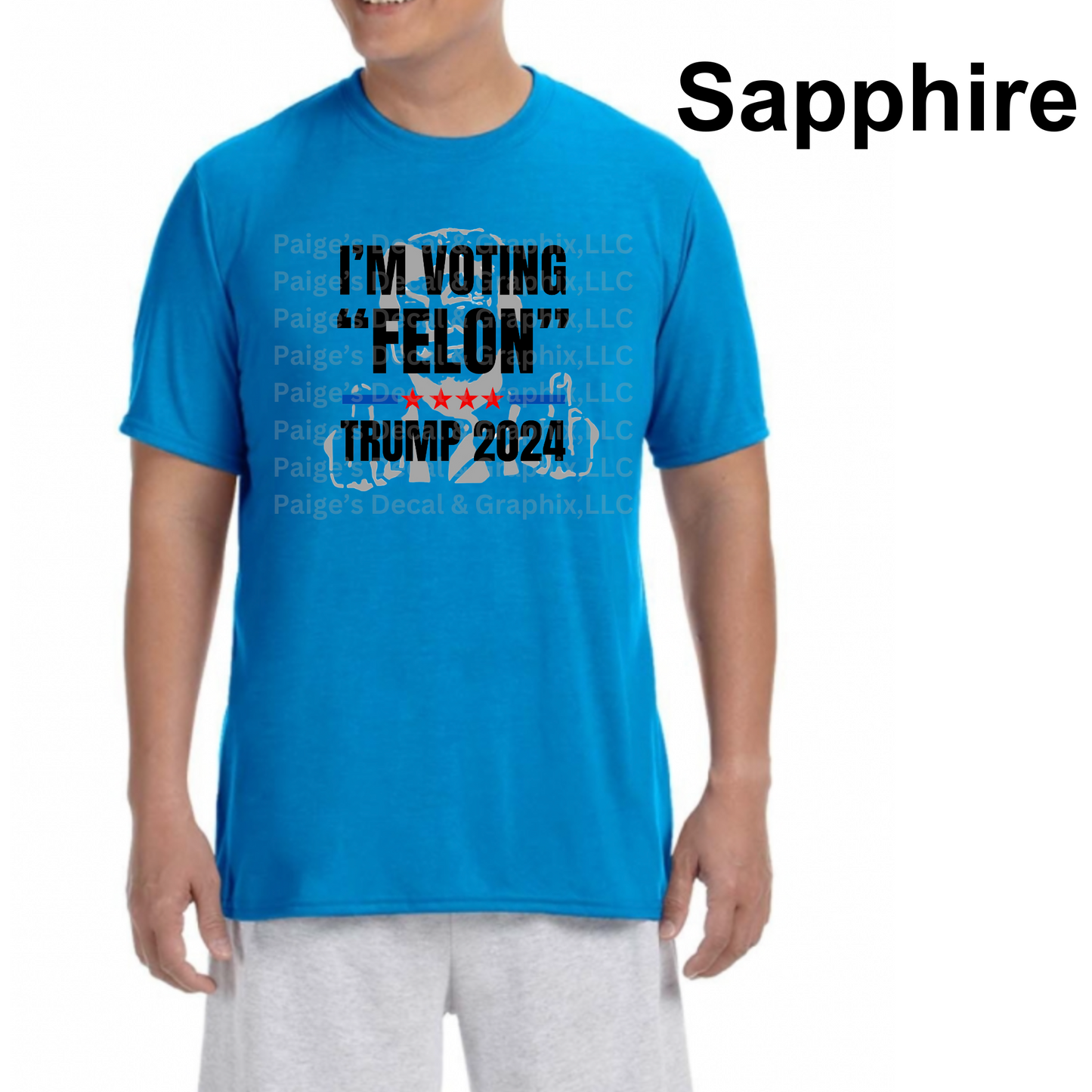 I'm Voting Felon Short Sleeve Crewneck