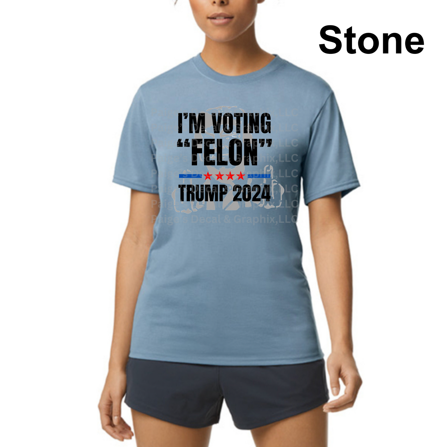 I'm Voting Felon Short Sleeve Crewneck