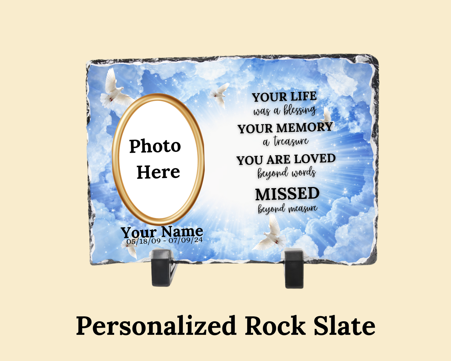 Personalized Memorial Slate