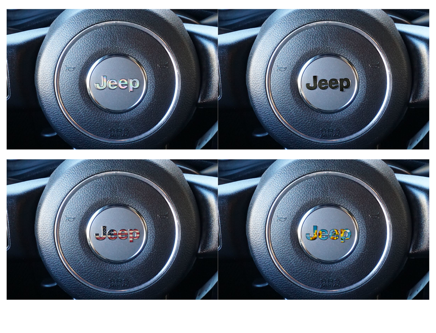 Jeep Steering Wheel Sticker Decal, Wrangler JK, JL, Gladiator