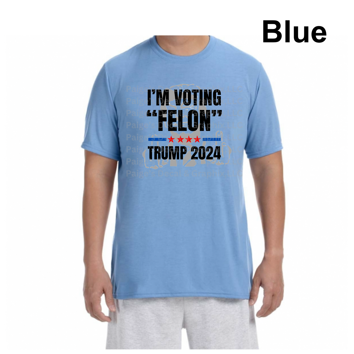 I'm Voting Felon Short Sleeve Crewneck