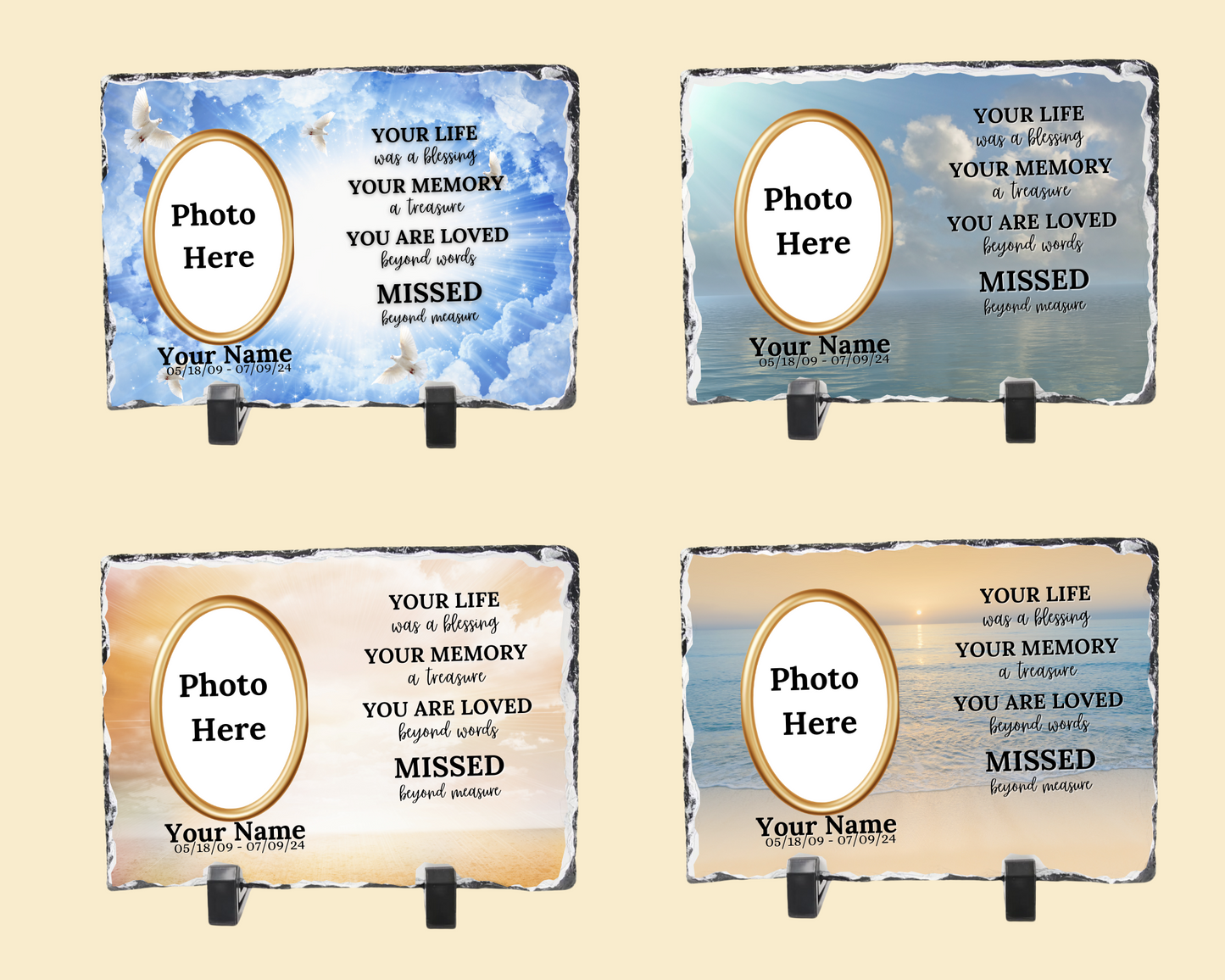 Personalized Memorial Slate