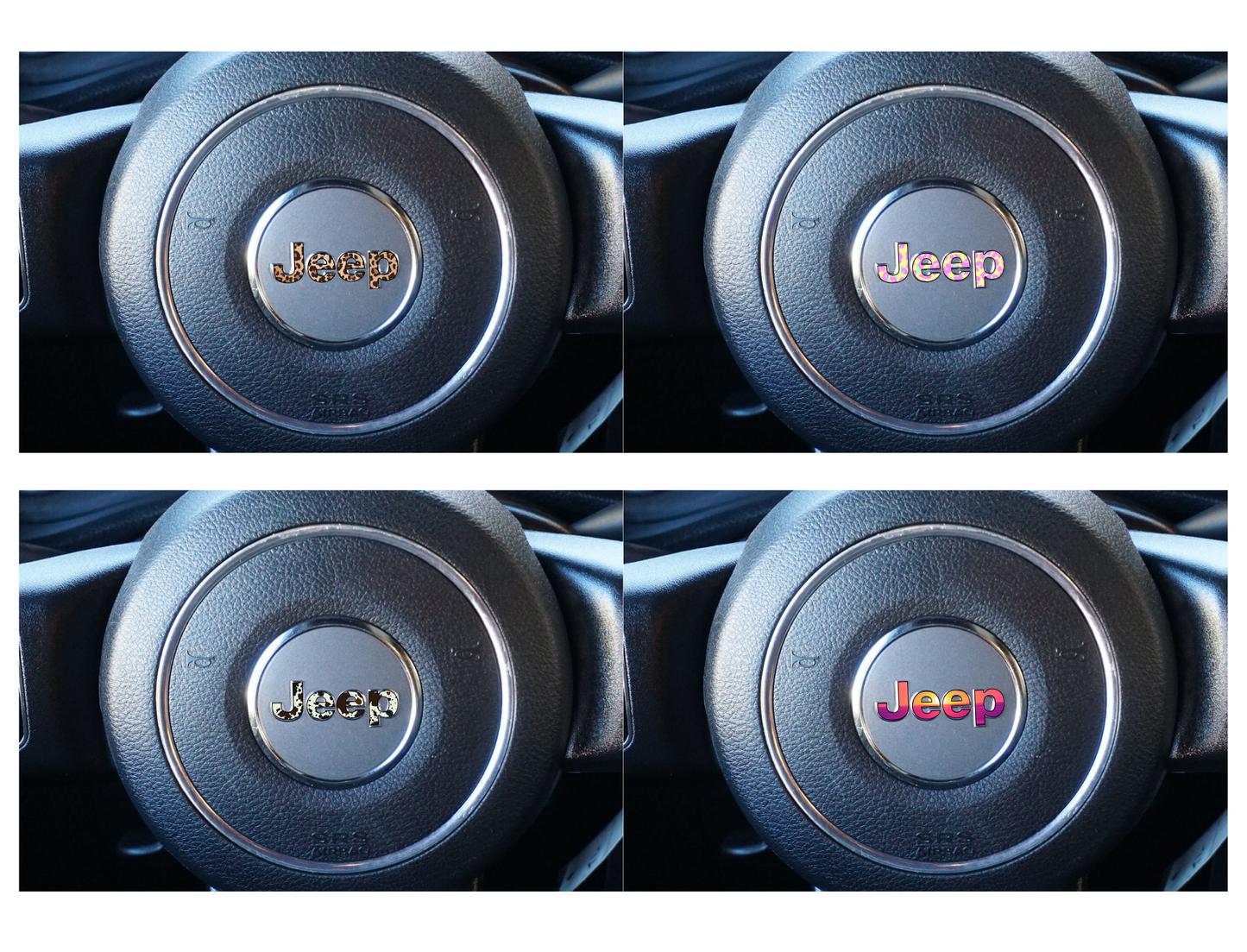 Jeep Steering Wheel Sticker Decal, Wrangler JK, JL, Gladiator