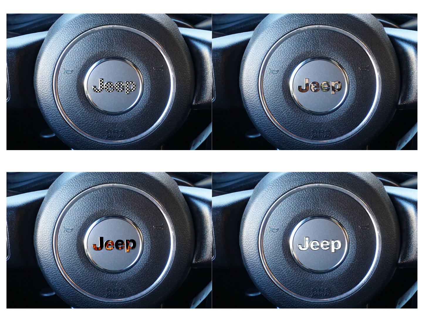 Jeep Steering Wheel Sticker Decal, Wrangler JK, JL, Gladiator