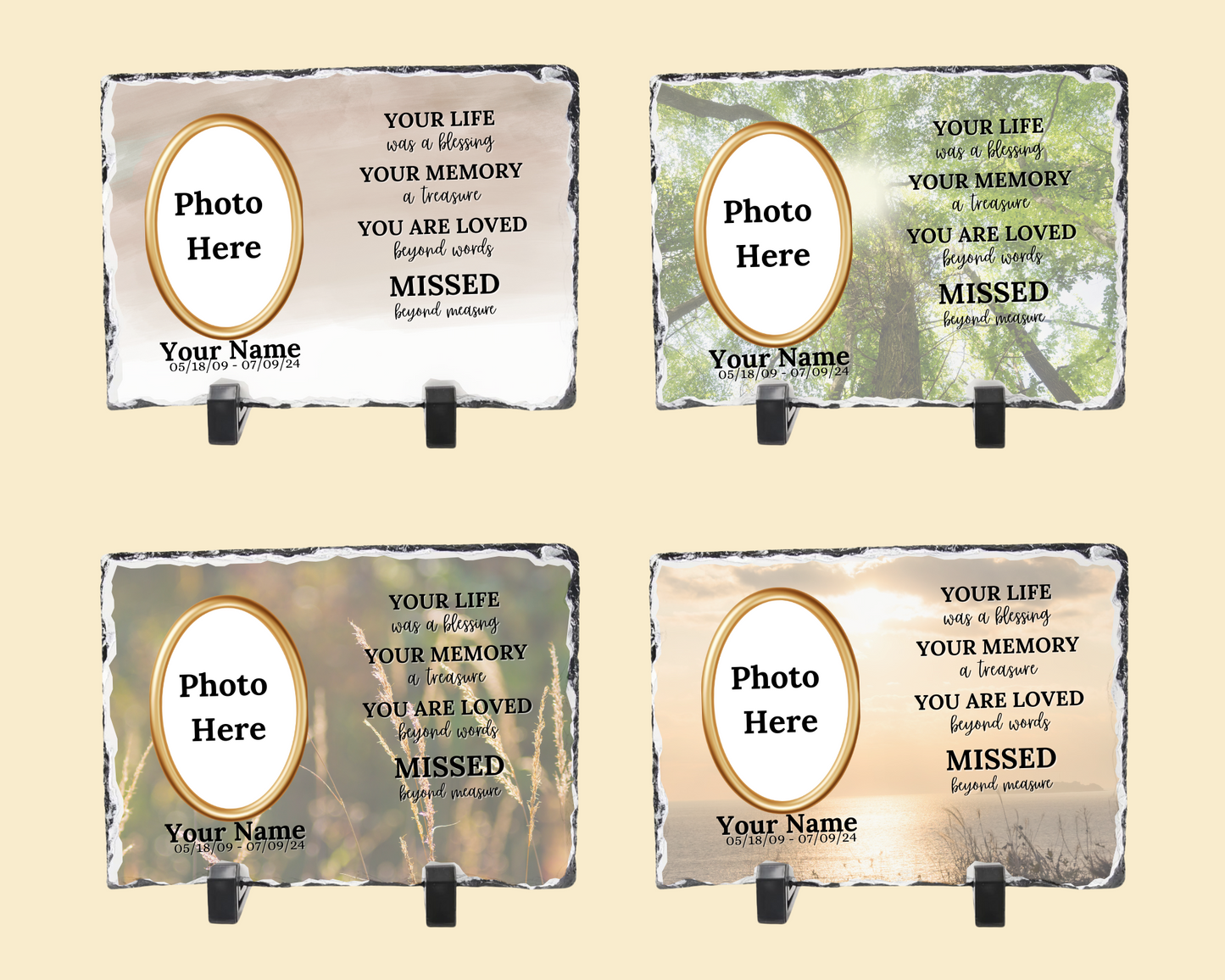 Personalized Memorial Slate