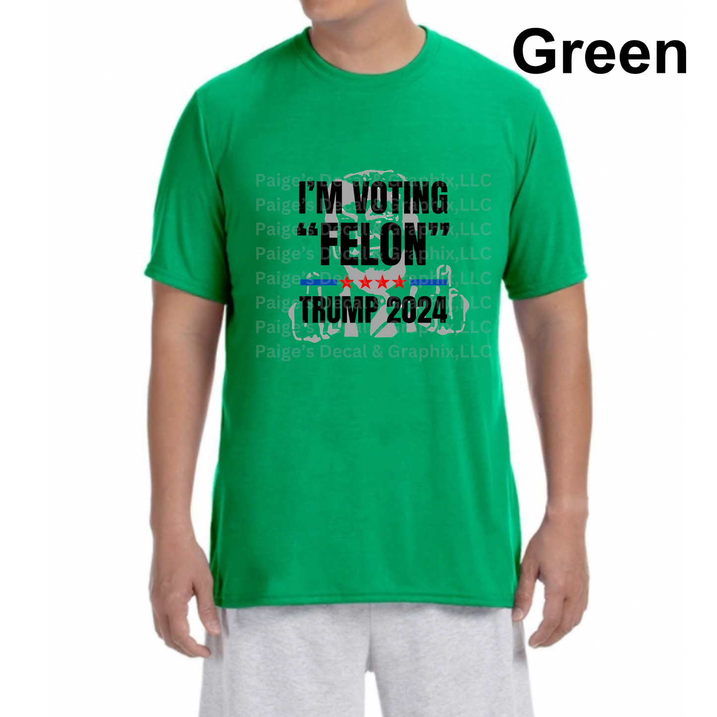 I'm Voting Felon Short Sleeve Crewneck