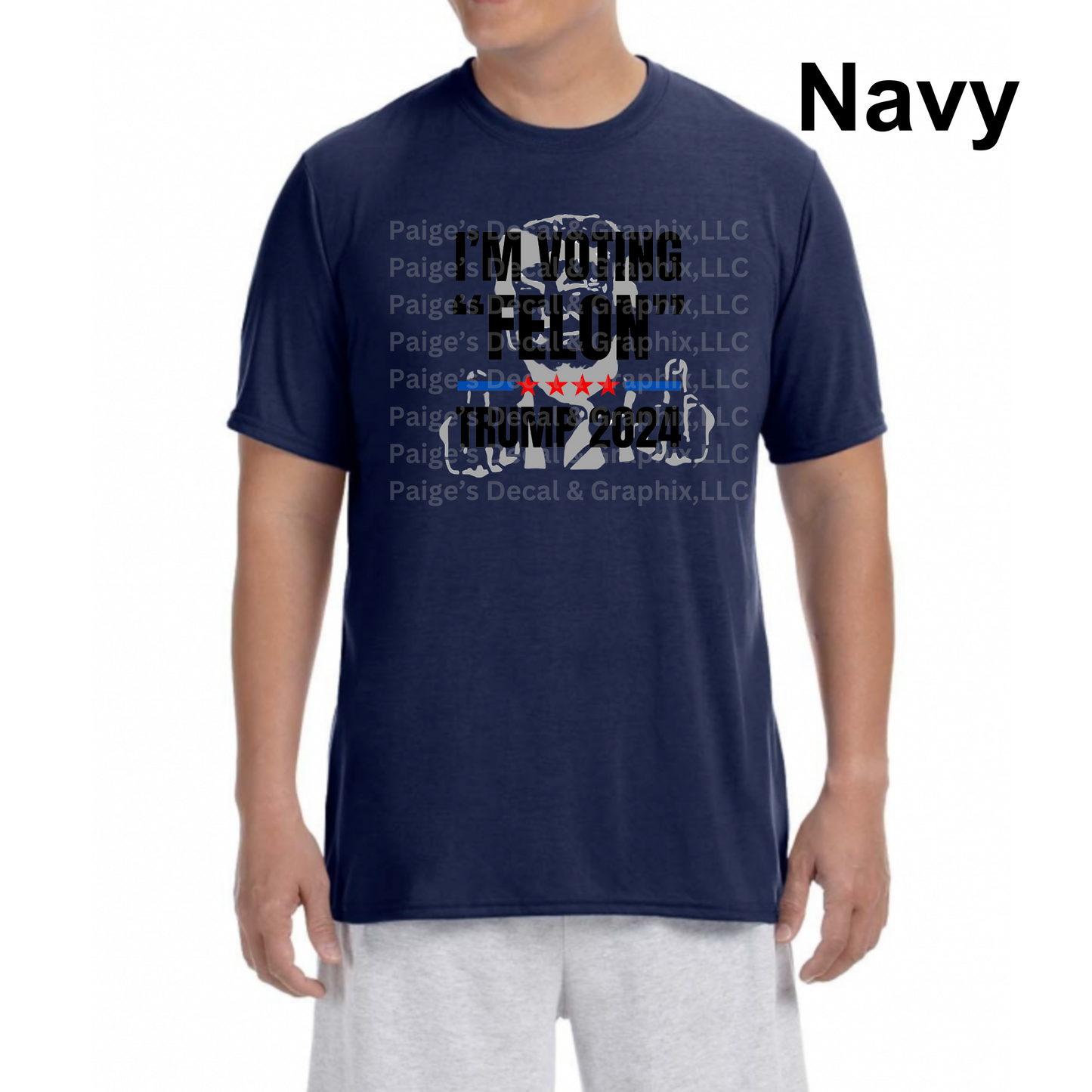 I'm Voting Felon Short Sleeve Crewneck