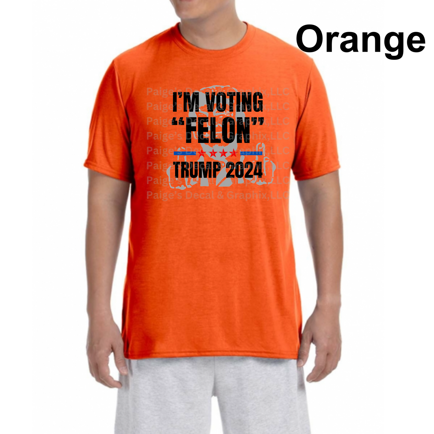 I'm Voting Felon Short Sleeve Crewneck