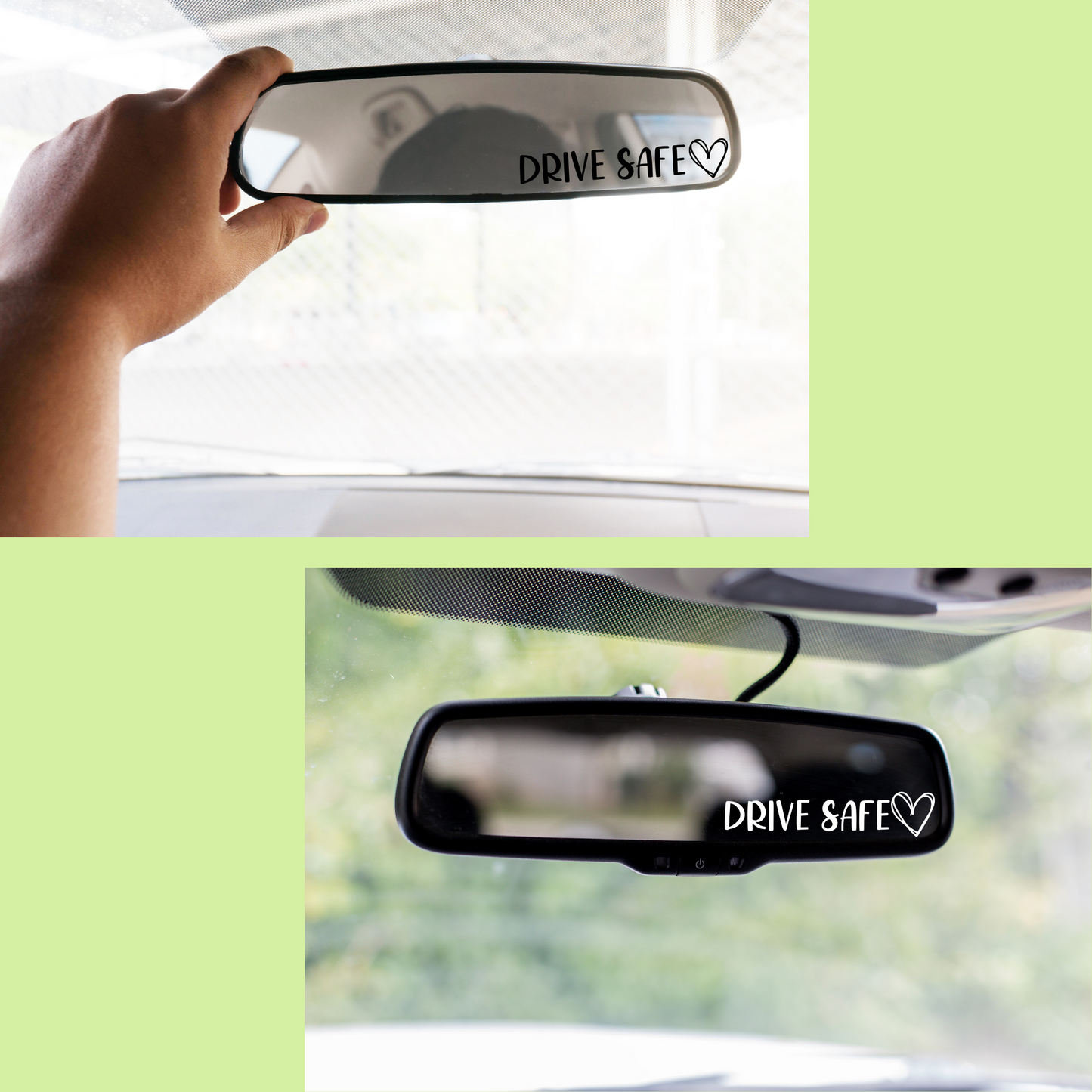 Rearview Mirror Decal