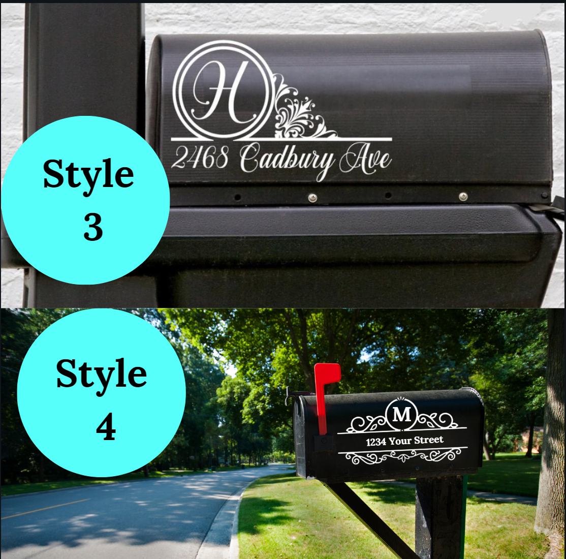 Po Box Sticker Custom Mailbox Sticker – Paige's Decals & Graphix, LLC
